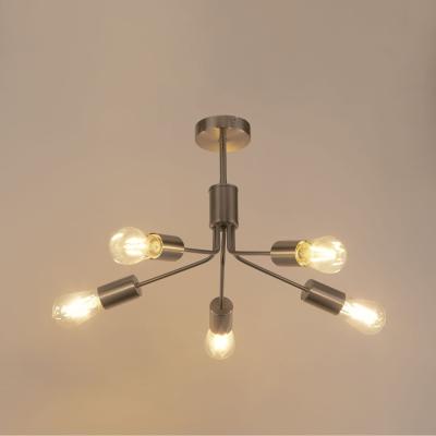 The Range 5 Light Ball Ceiling Light  - Chrome