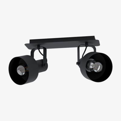 The Range EGLO CASIBARE 2-Spotlight Black Ceiling Light - Black