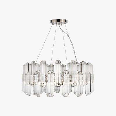 The Range Visconte Napoli 8 Light Ceiling Pendant Light - Nickel