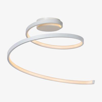 The Range Maxence Modern Flush Ceiling Light 3 StepDim - White