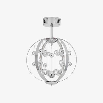 The Range Chrome Orb LED Electrical Fitting - Silver