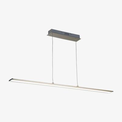 The Range Led Bar Pendant - Satin Nickel - 1000mm - Satin Nickel