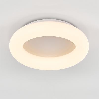 The Range Circular LED Flush Mount Ceiling Light - White