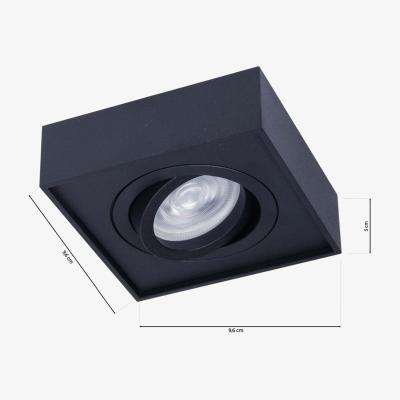 The Range Milagro Spot Light Nusa  Square Black 1xGU10 - Black