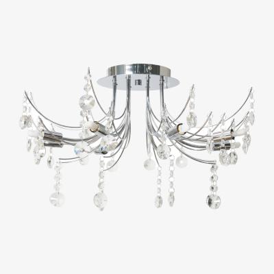 The Range Lily Droplet Flush Ceiling Light - Chrome