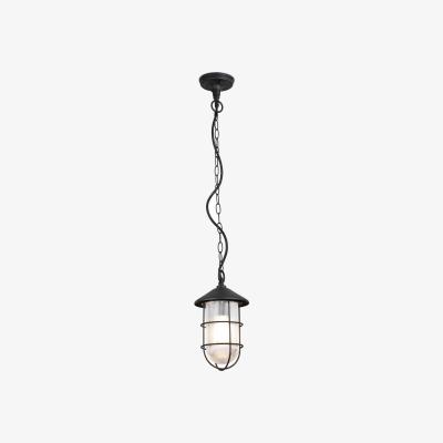 The Range Honey Outdoor Pendant Lantern - Black