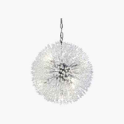 The Range Sunburst 7 Light Pendant - Chrome