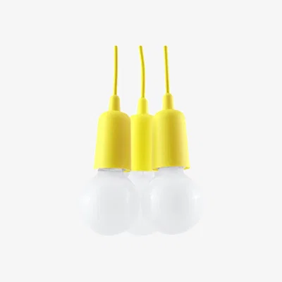 The Range Pendant lamp DIEGO 3 orange - yellow
