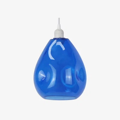 The Range Zane Glass Pendant - Blue