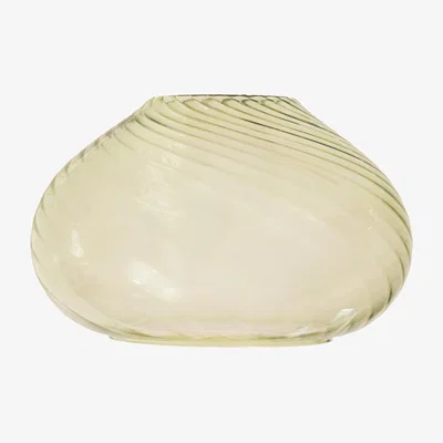 The Range Corinne Twill Glass Easy Fit Pendant Ceiling Light Shade - Green