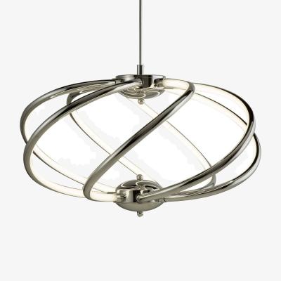 The Range Bardot LED Spherical Ceiling Pendant Light Chrome - Chrome