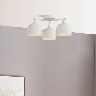 The Range Ace 3 Light Ceiling Fitting - Cream