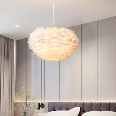 The Range Feather Pendant Light - White / 1.62kg