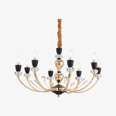 The Range Vanity 8 Light Pendant Light - Black