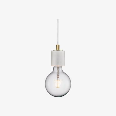 The Range Siv Slim Pendant Ceiling Light White, E27 - White
