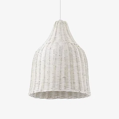 The Range Haunt 1 Light Dome Ceiling Pendant Light - White