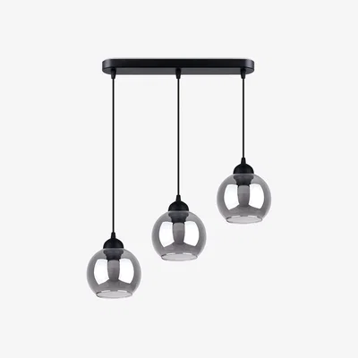 The Range Pendant lamp ALINO 3 black - black