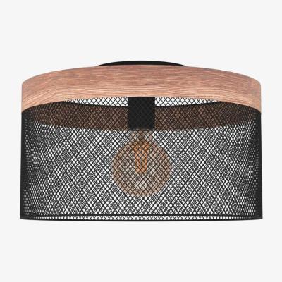 The Range Eglo KILNSDALE Black Steel Ceiling Light - Black