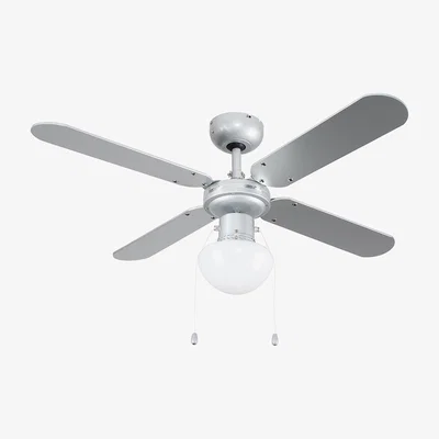 The Range Mirage Silver Ceiling Fan Light - Silver