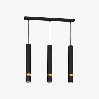 The Range Milagro Pendant Lamp Joker BlackGold 3XGU10 - Black / Gold
