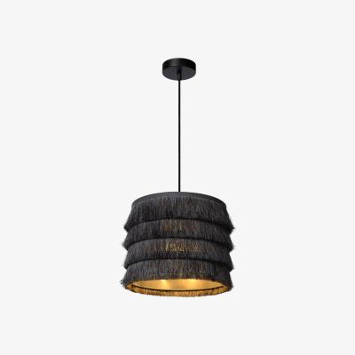 The Range Extravaganza Togo Retro Pendant Light Grey - Black