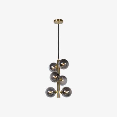The Range Tycho Retro Pendant Light Matt Gold - Brass