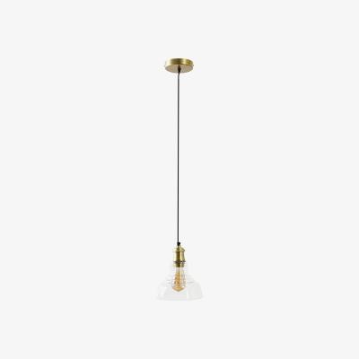 The Range Aurelian Antique Brass Ceiling Light Pendant - Antique Brass