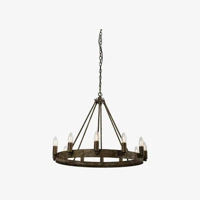 The Range Chevalier 12 Light Ceiling Pendant Aged Metal, E14 - Aged Metal