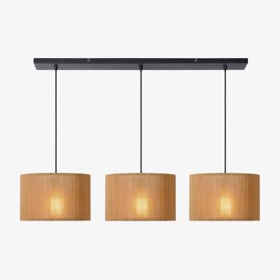 The Range Magius Scandinavian Bar Pendant Light Light Wood - Black