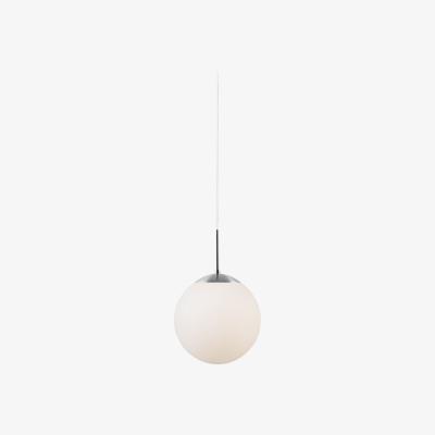 The Range Cafe 15cm Globe Pendant Ceiling Light White, E27 - White