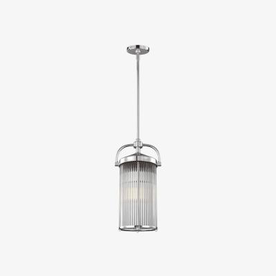 The Range Paulson 3 Light Ceiling Pendant Light Chrome IP44, G9 - Chrome