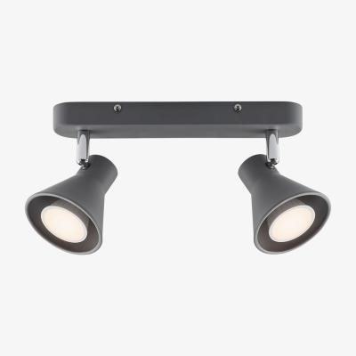 The Range Eik Twin Spotlight Grey, GU10 - Grey