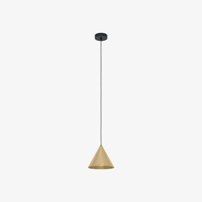 The Range Eglo Narices Art-Deco Brass Pendant Light - black