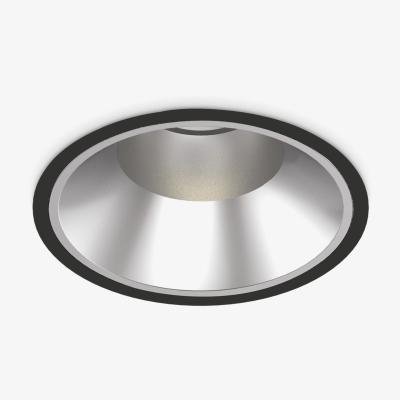 The Range Off Round Recessed Downlight Black 21.8cm 4000K - Black