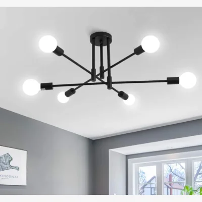 The Range Ceiling Light Black E27 Indoor - Black / 1.5kg