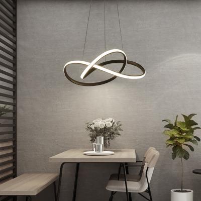 The Range Coffee LED Chandelier Lights - Coffee / 54W