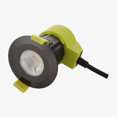 The Range Bazi Dimmable LED Recessed Downlight, Black Chrome, 4000K, IP65, DRIVER INCLUDED - Black Chrome