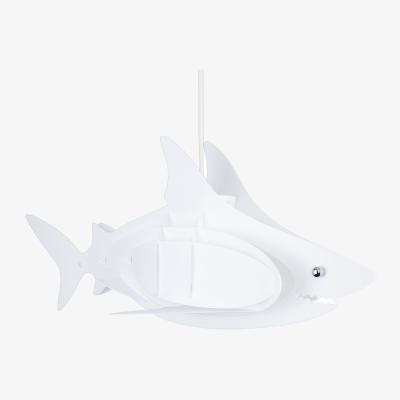 The Range Children's Bedroom White Shark Ceiling Pendant Light Shade - White