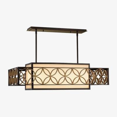 The Range Remy 4 Light Ceiling Pendant Bar Gold, Bronze, E27 - Heritage Bronze