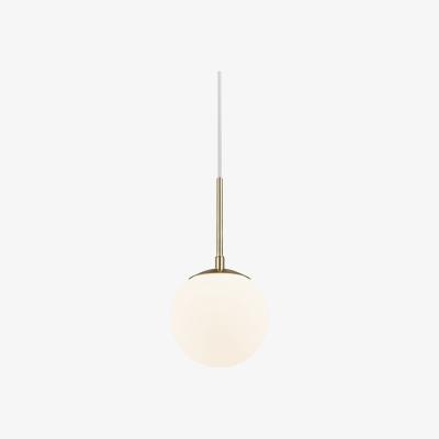The Range Grant 15cm Globe Pendant Ceiling Light Brass, E14 - Brass