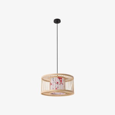 The Range Bamboo Woven Pendant Light - Multicolour
