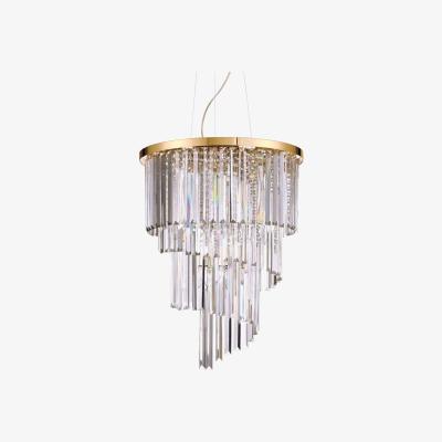 The Range Carlton 12 Light Pendant Light Gold, E14 - Gold