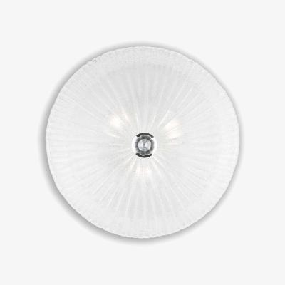 The Range Shell 3 Light Indoor Flush Wall  Ceiling Light - Chrome