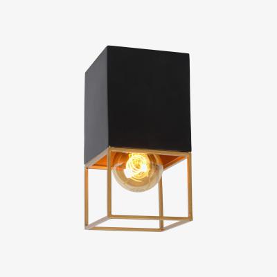 The Range Rixt Modern Flush Ceiling Light Black - Black / 10cm