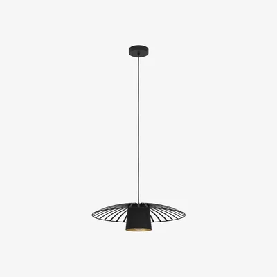 The Range EGLO Felixkirk Pendant BlackGold - Black