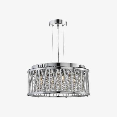 The Range Elise 4 Light Ceiling Pendant Chrome with Crystals, G9 - Chrome