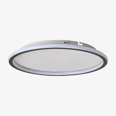 The Range Livingandhome Modern LED Circular Ceiling Light - White + Black