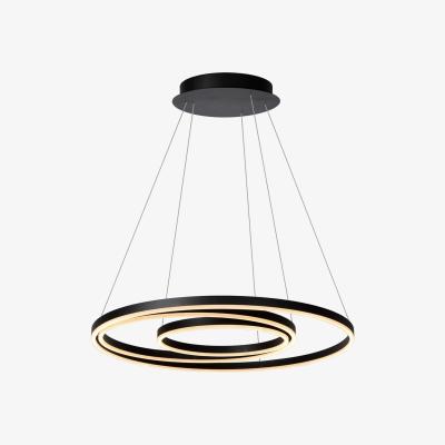 The Range Triniti Modern Pendant Light Black - White