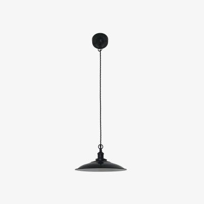 The Range Lang 1 Light Dome Ceiling Pendant - White