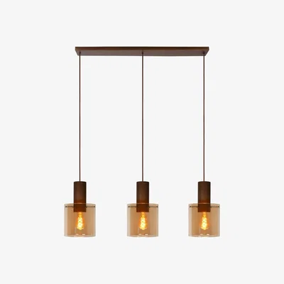 The Range Toledo Vintage Bar Pendant Light Amber - Copper